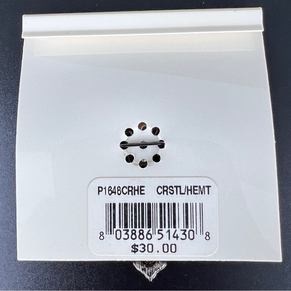 🚨3 for $16🚨 MACY’S - Rhinestone Star Brooch - Picture 3 of 4